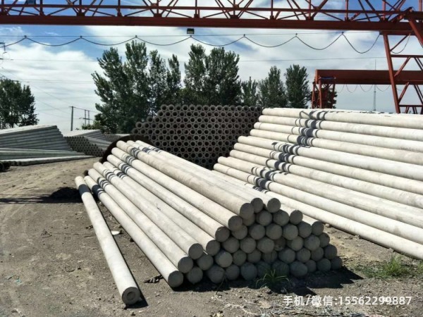 石狮190*10米非预应力水泥电线杆